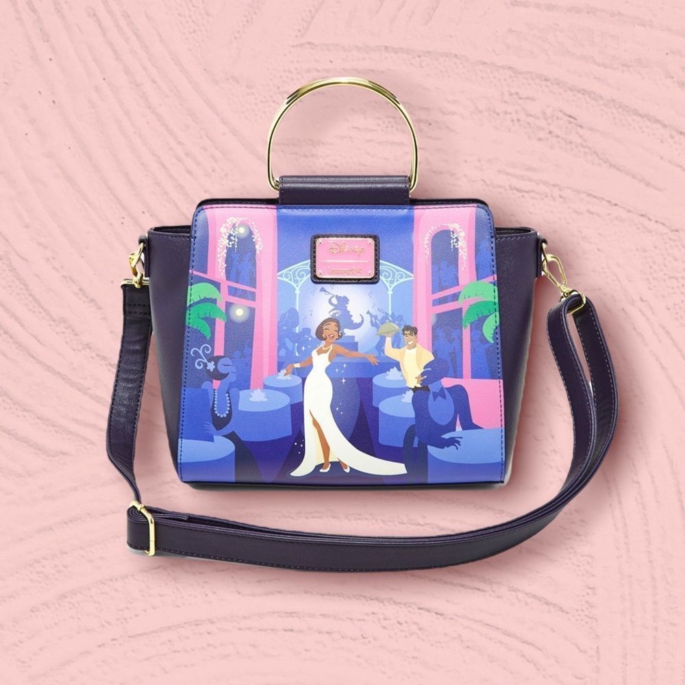 LOUNGEFLY Disney Princess and the Frog Tiana’s Palace Handbag